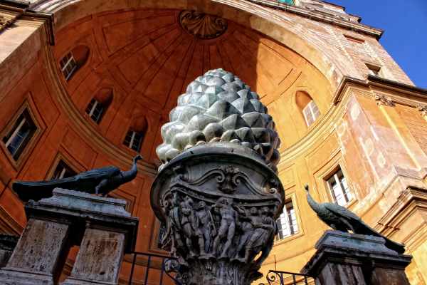 Visit the picturesque Pinecone Courtyard, a tiny sanctuary in the middle of the Vatican Museums. See the Pantheon-inspired Round Room (Sala Rotonda) also known as Round Hall and the Hall of the Muses displaying an interesting series of sculptures that opened to the public in 1784.