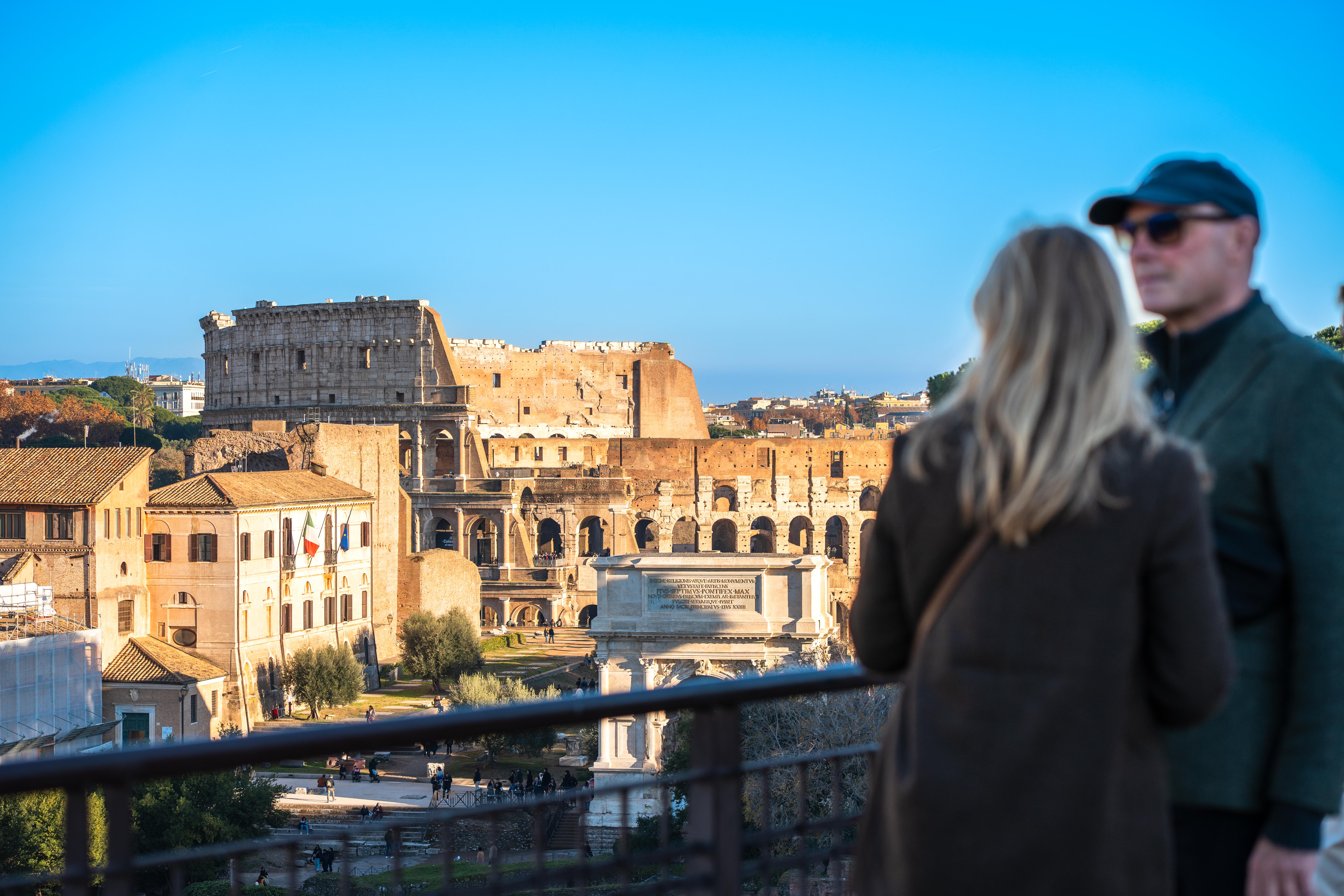 Tour Guidato del Colosseo, accesso alla Porta dei Gladiatori, Foro Romano e Colle del Palatino