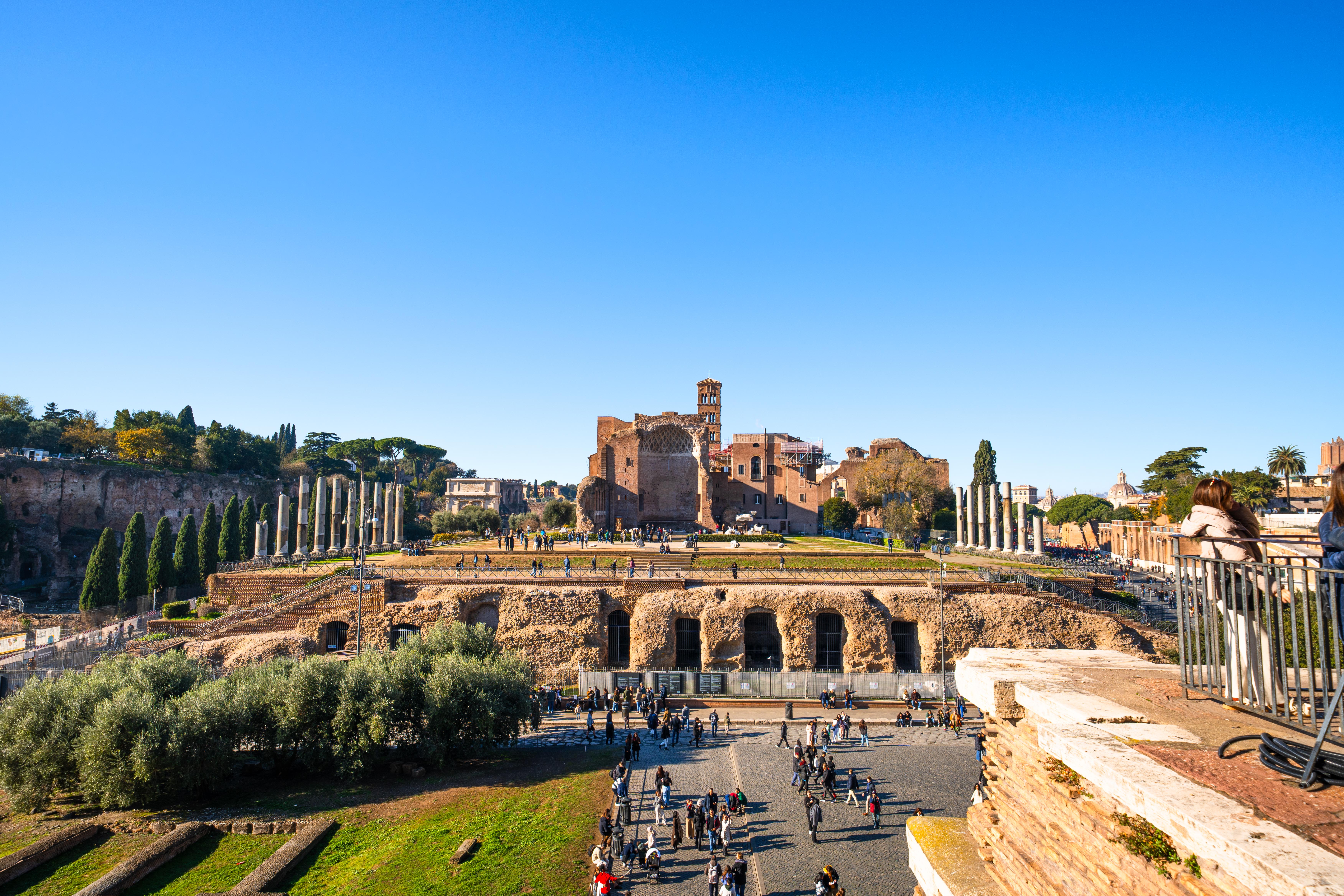 Entdecken Sie das antike Rom: Tour zum Kolosseum, Forum Romanum und Palatin