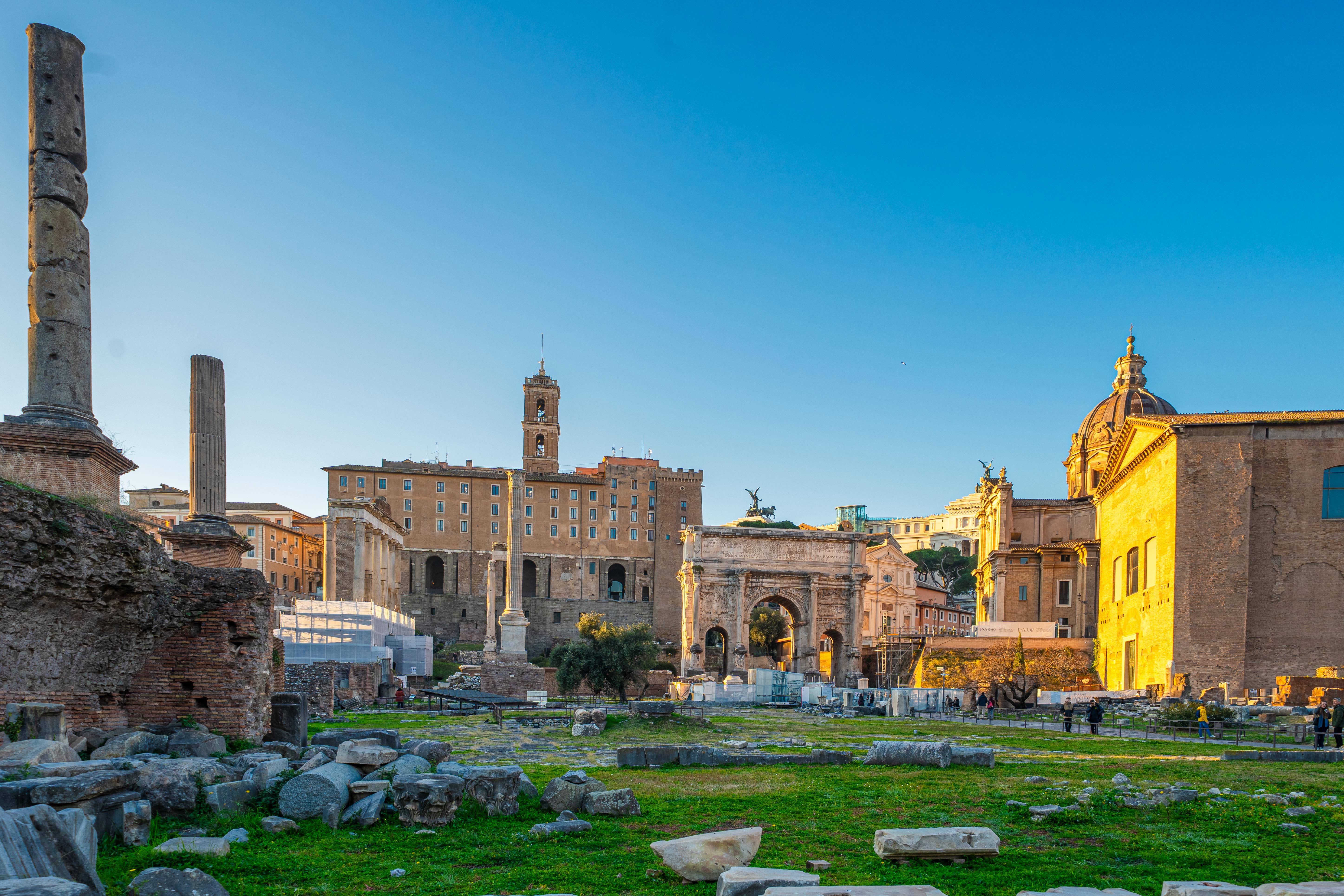 Entdecken Sie das antike Rom: Tour zum Kolosseum, Forum Romanum und Palatin