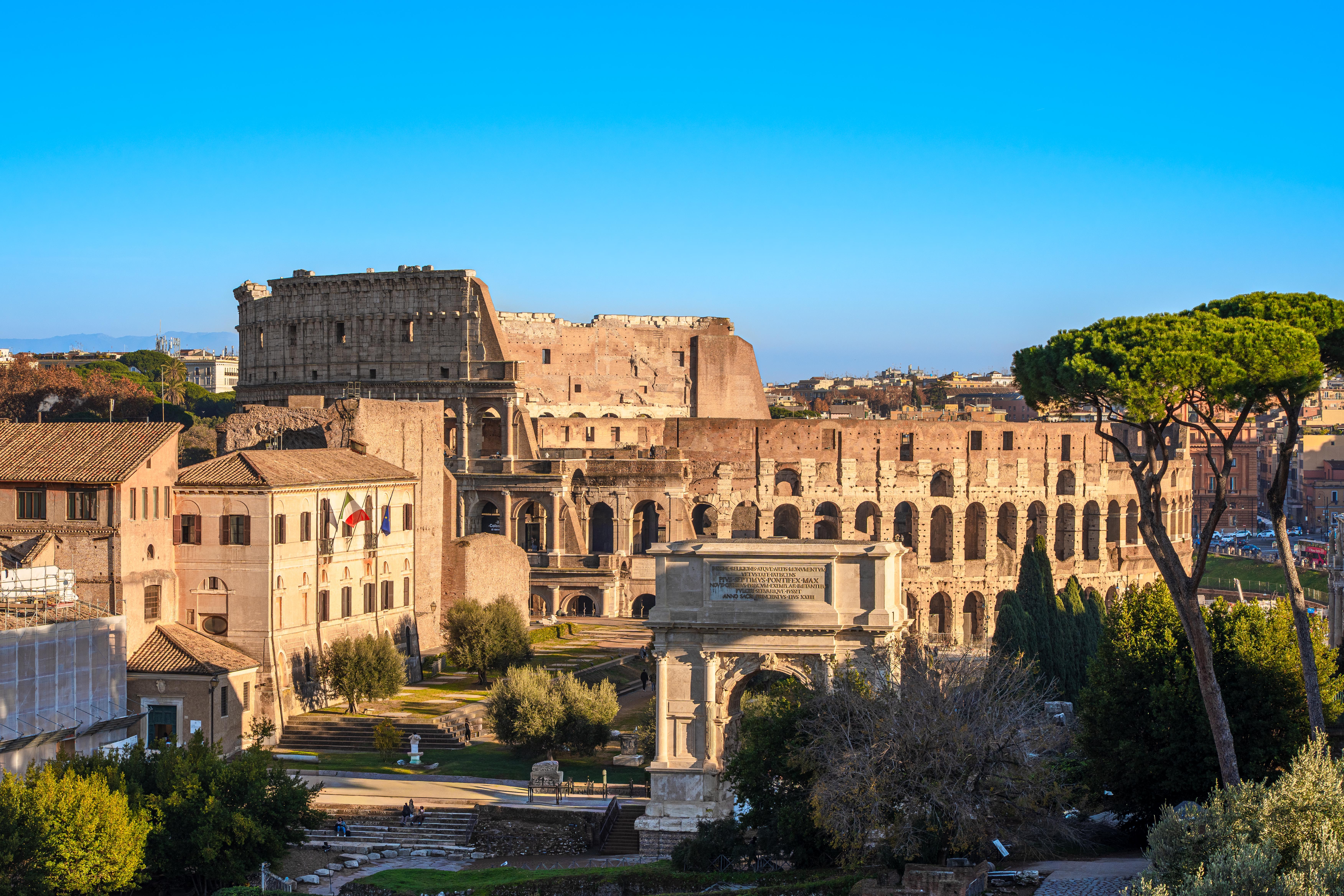 Entdecken Sie das antike Rom: Tour zum Kolosseum, Forum Romanum und Palatin